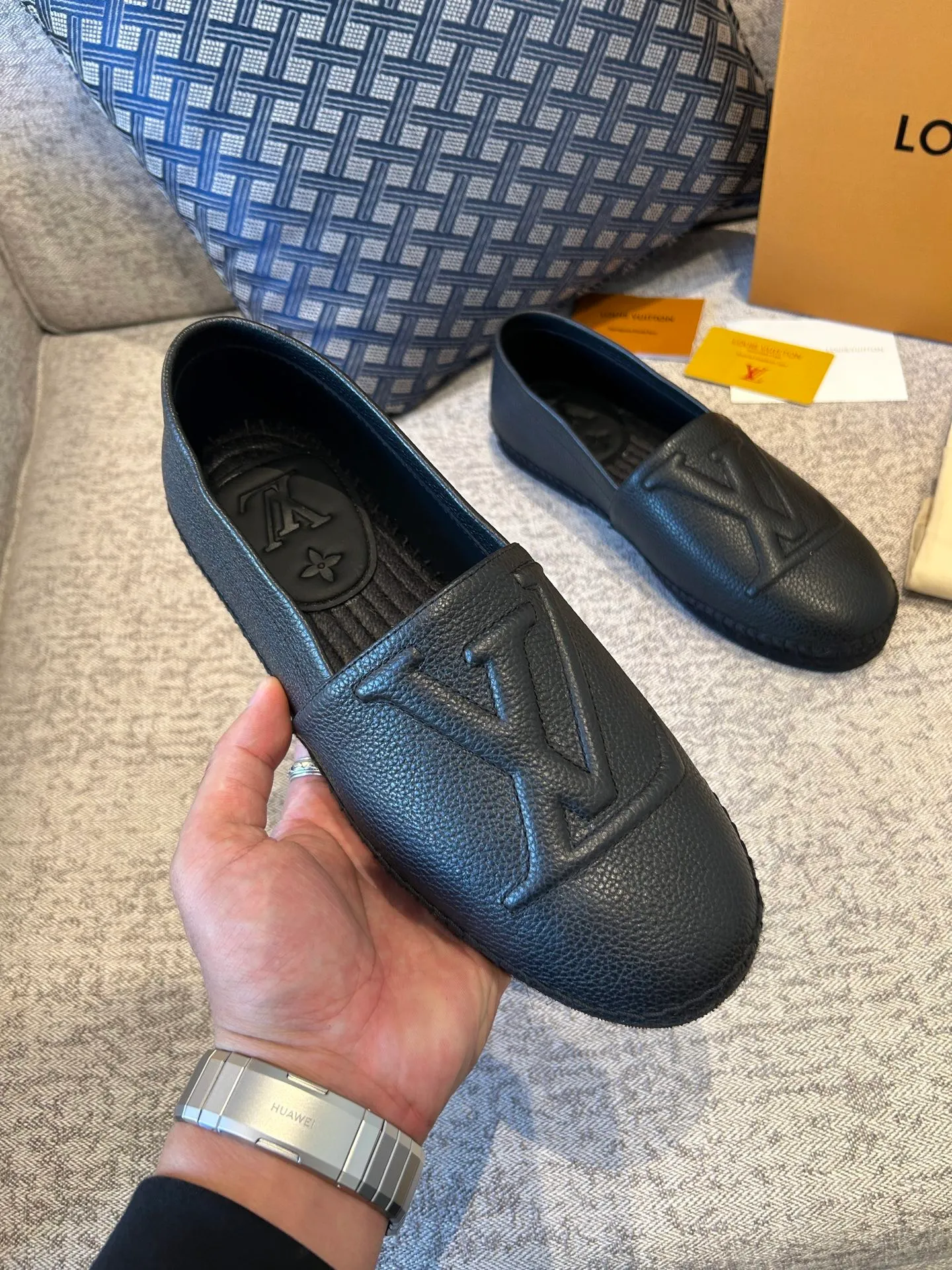 [L Family] Top P: 720💰-Size: 39-44 (customized at 38.45.46) L Family Freesstyle Men's Fisherman Shoes. 2026 Overseas🎆🎆[Spring and Summer New Style: Lv Fisherman Shoes] Material: calf suede, cowhide𥚃, rubber injection process, hemp rope with rubber outsole.